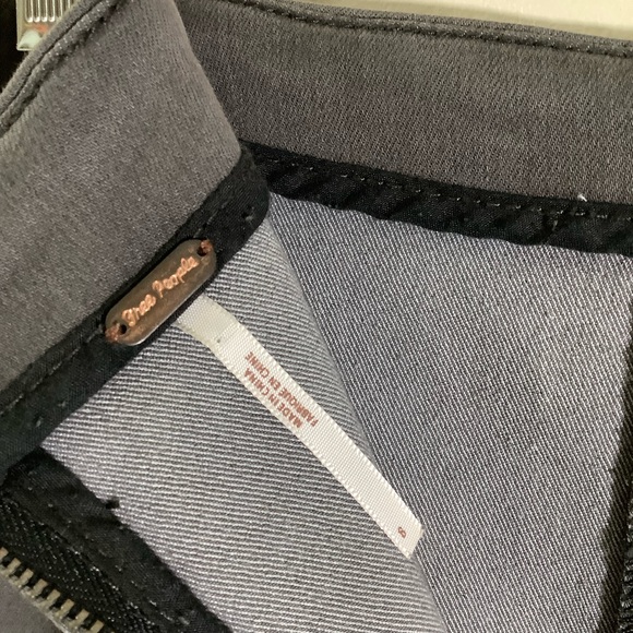 Free People Denim Grey Mini Skirt - Picture 4 of 6